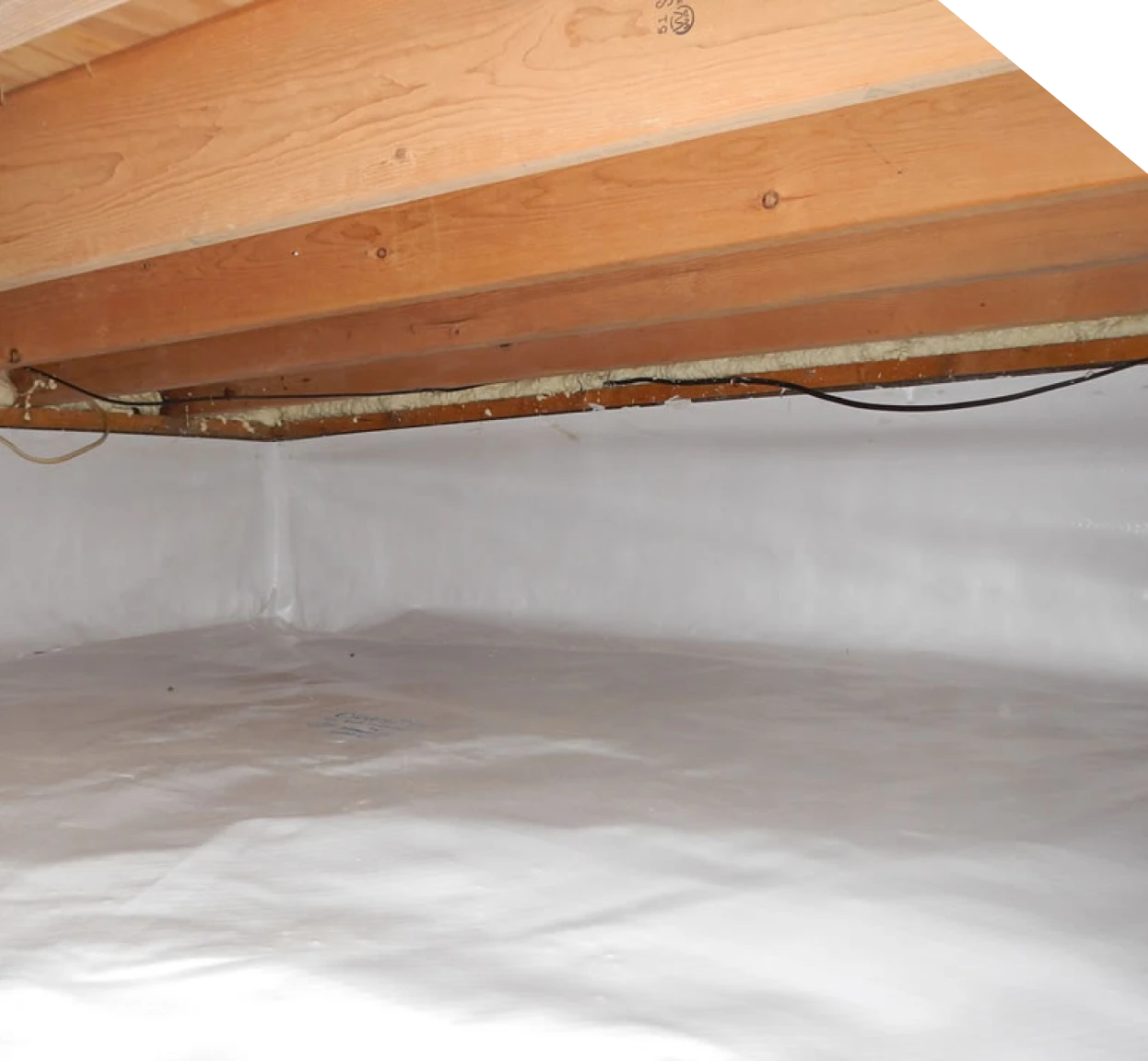Encapsulated crawl space with sealed moisture barrier in Fort Mill, SC