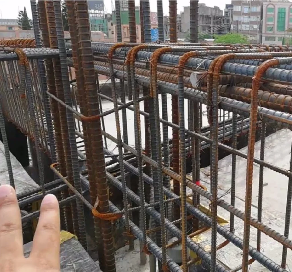 Steel rebar cage for foundation stabilization in Fort Mill, SC